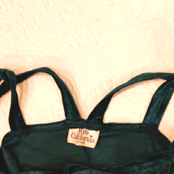 Miss California Velvet Evening Gown - Picture 10 of 16